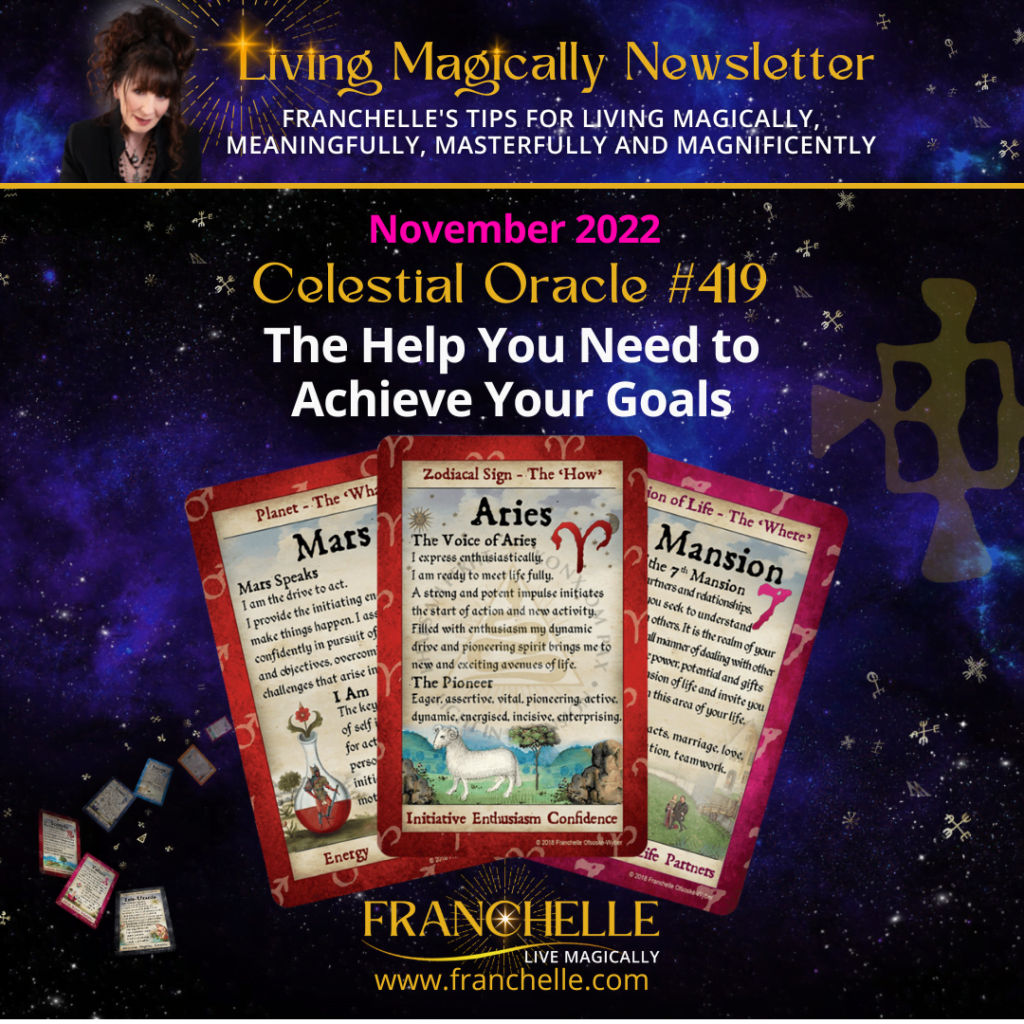 #419 The Help You Need to Achieve Your Goals ~ Celestial Oracle – November 2022