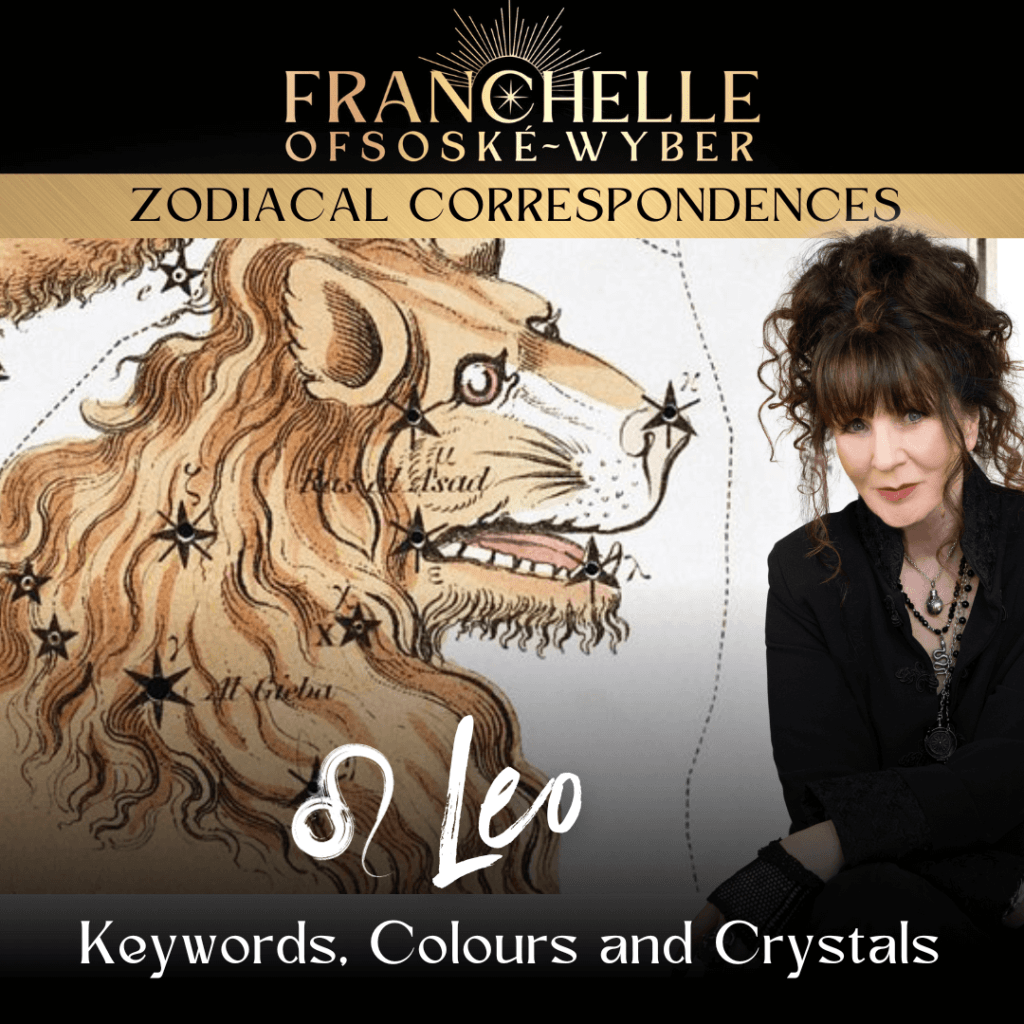 Leo: Keywords, Colours and Crystals – Zodiacal Correspondences