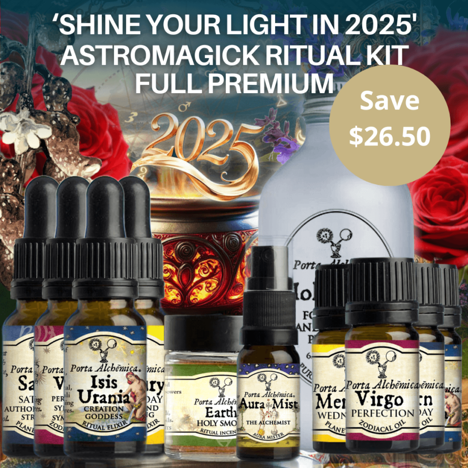 Porta Alchémica® Shine Your Light in 2025 Astromagick Ritual Kit - FULL PREMIUM KIT