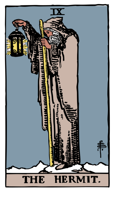 Tarot The Hermit 700px